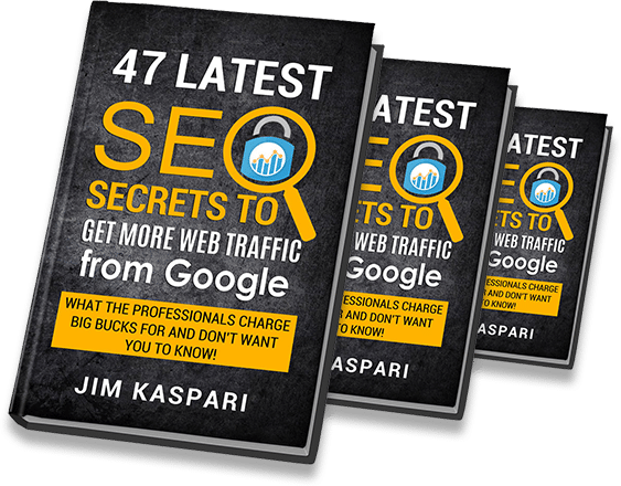 image of book cover 47 secret tips how to SEO and get more google traffic